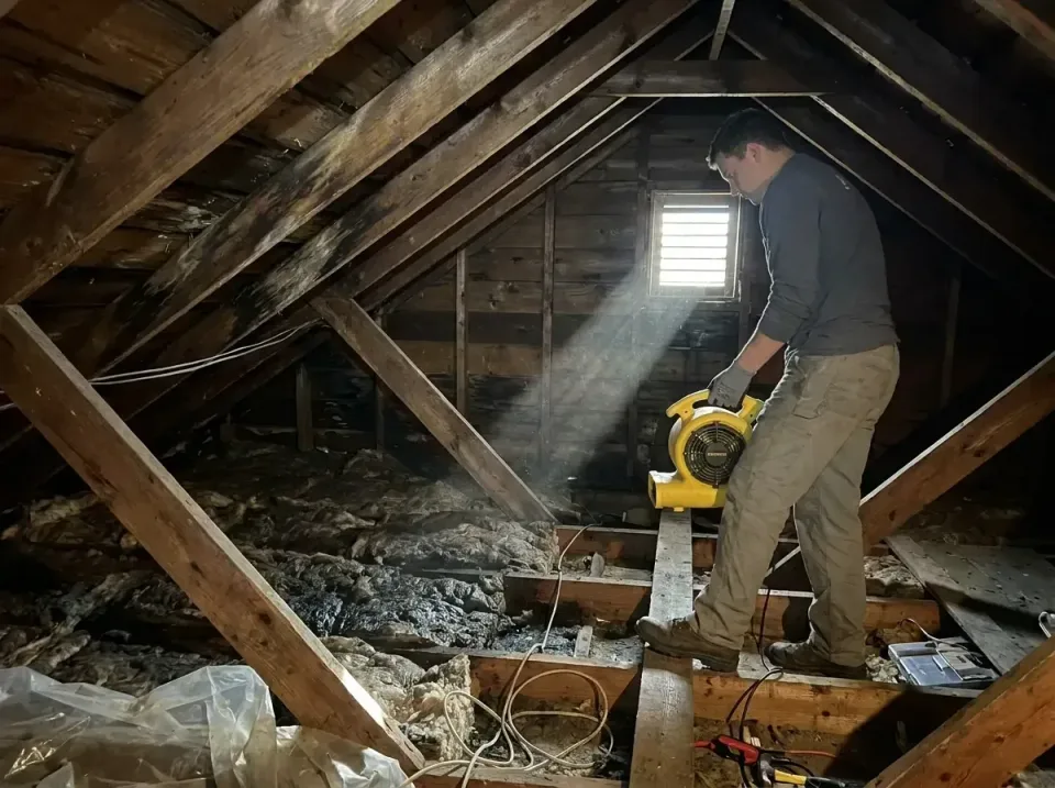 attic-water-damage-drying-proc-007 — frequently asked questions, Emergency Water Extraction & 24/7 Flood Response in San Lui…